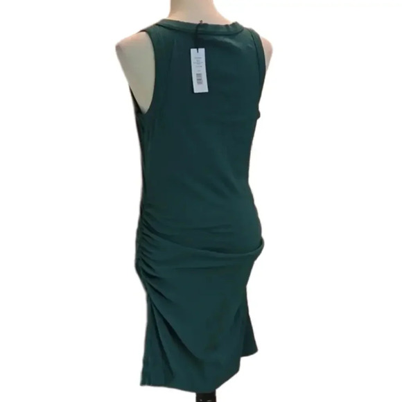 Michael Stars Women's Side-Ruched Ultra Rib Midi Dress - Scoop Neck, Size XLP - Picture 4 of 15